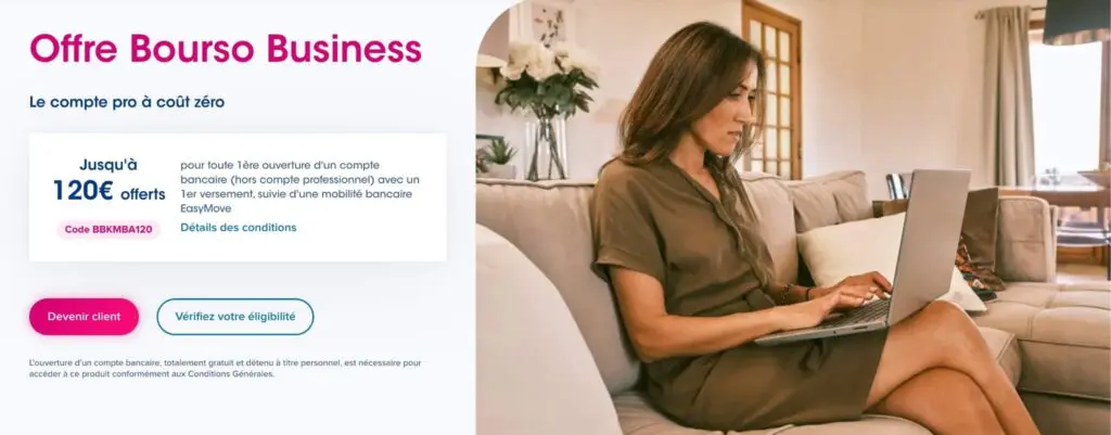 Bourso Business le compte pro Boursorama