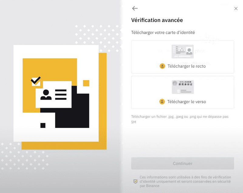 binance vérification avancée