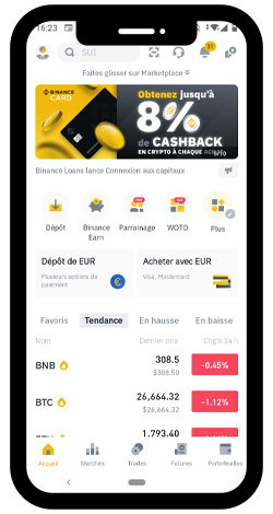 application mobile binance