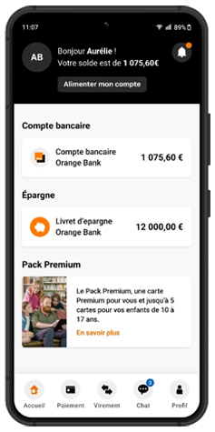 orange bank application mobile