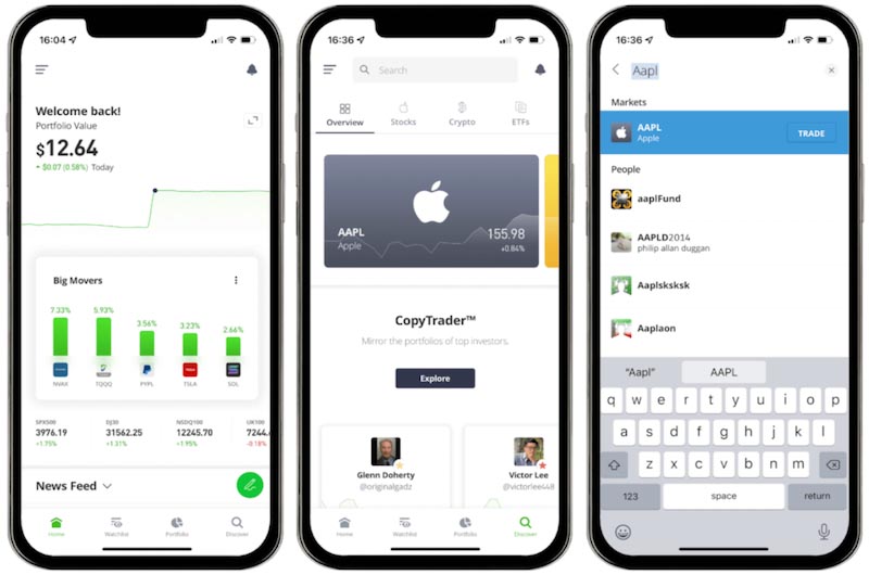 application mobile etoro