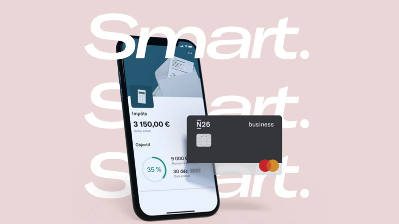 capture d’écran N26 business smart