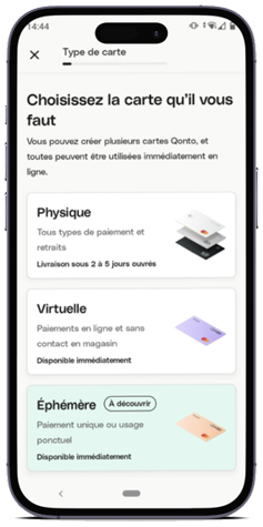 cartes virtuelles qonto
