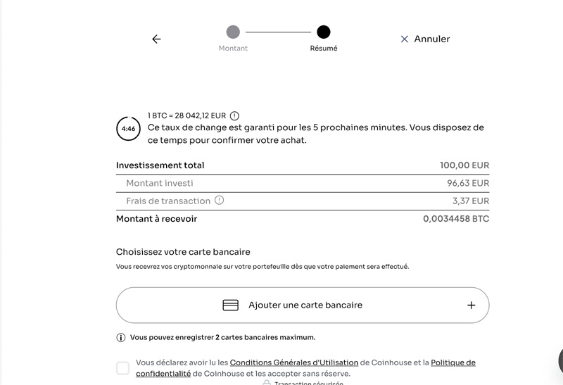 coinhouse investissement