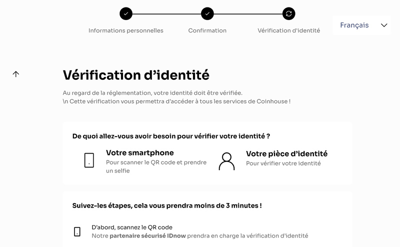coinhouse verification identite