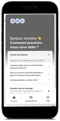 service client qonto