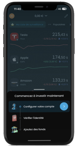 capture d’écran mobile application trading212