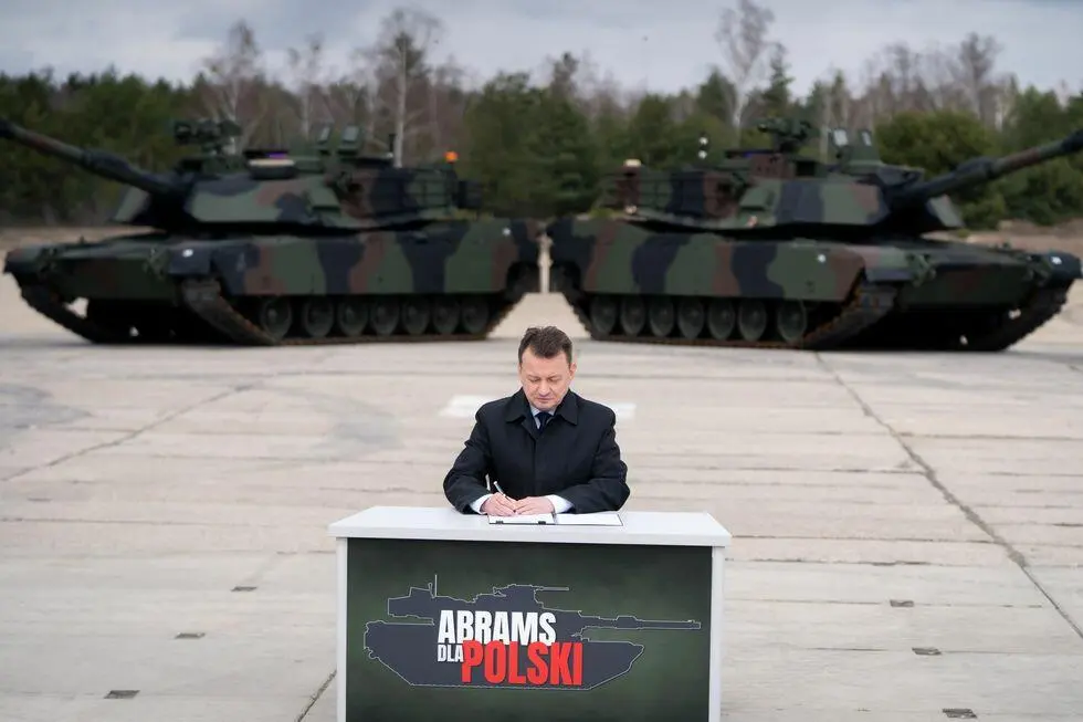 chars abrams pologne