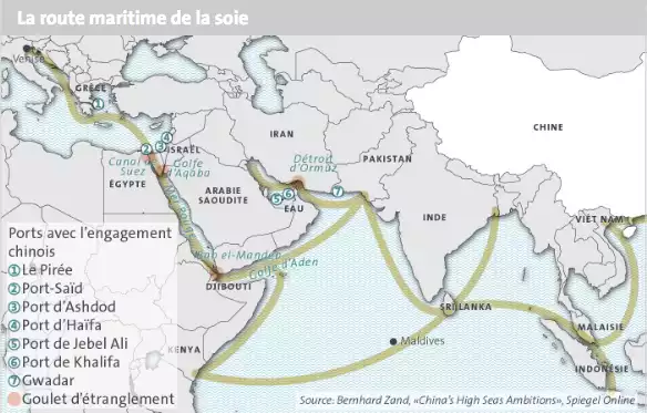 moyen orient nouvelle route de la soie