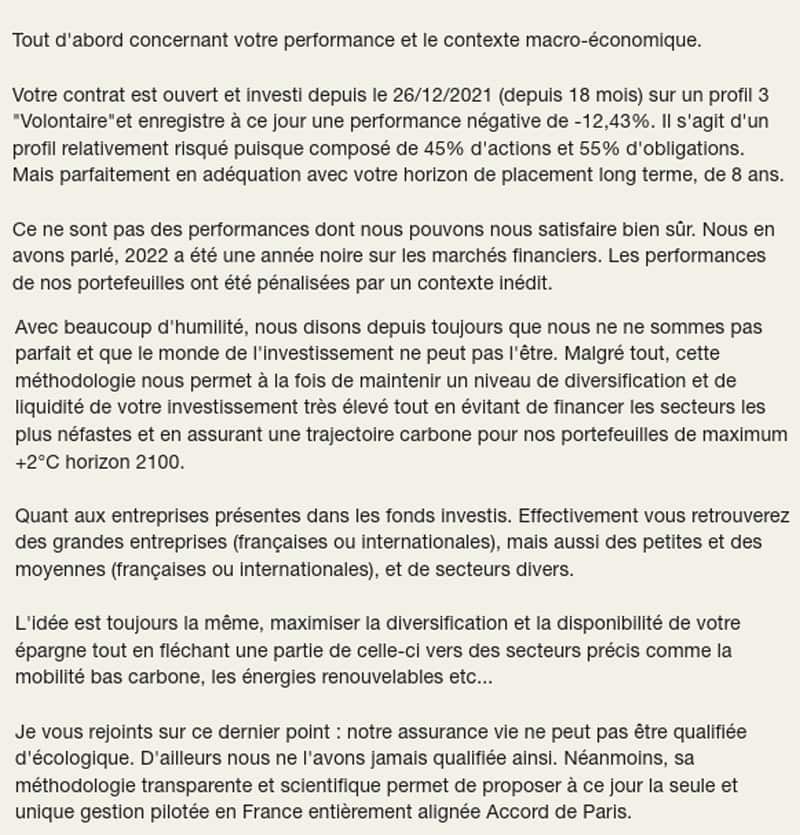 capture dâĂ©cran commentaire negatif goodvest