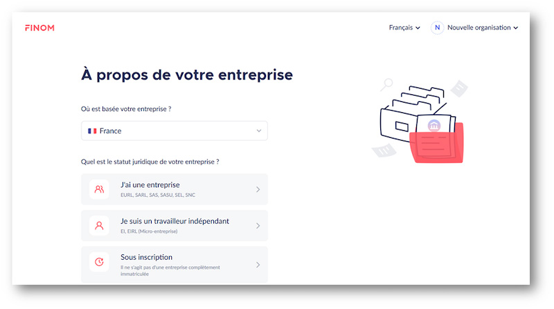 ouvrir un compte Finom