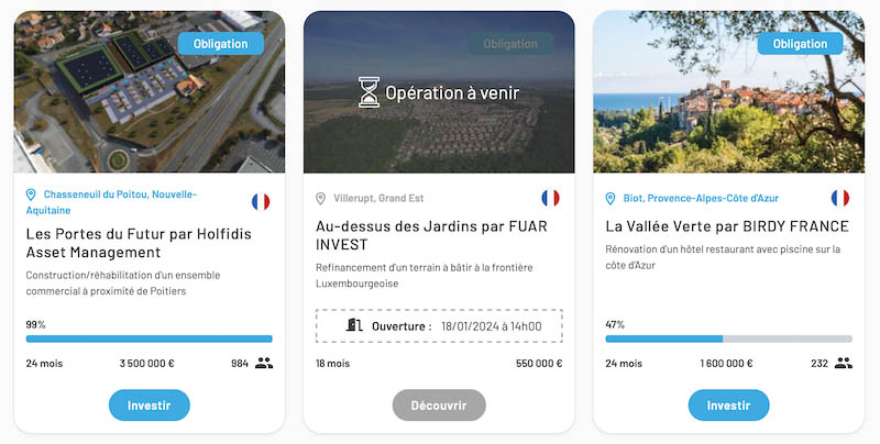 Exemples de projets déjà financés Raizers