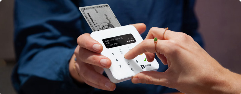 SumUp Solo paiement avec carte SIM intégrée