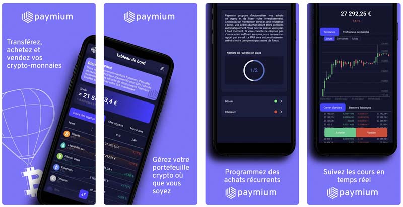 Avis sur l’application mobile Paymium