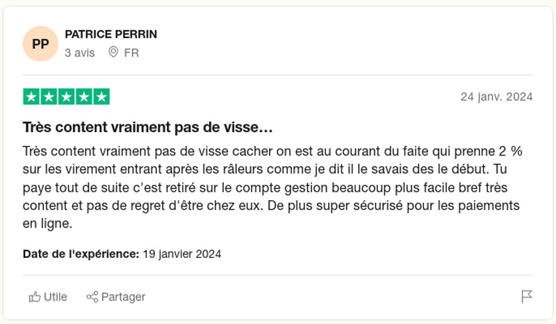 Les avis des clients sur Sogexia positif