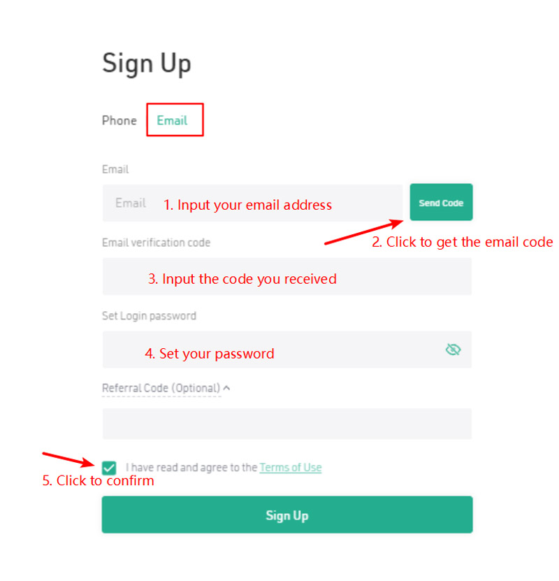 Comment ouvrir un compte chez Kucoin