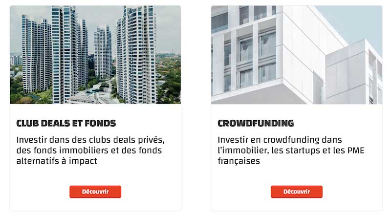 Les deux univers d'investissement WiSeed