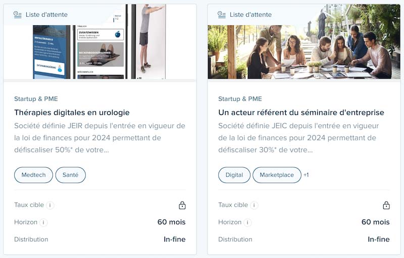 Exemples d'investissements en crowdequity Anaxago