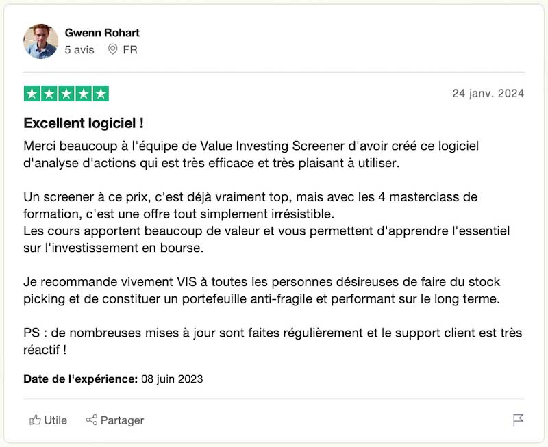 Avis Value Investing Screener