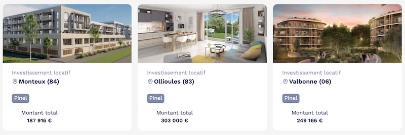 Investissements locatifs chez Homunity