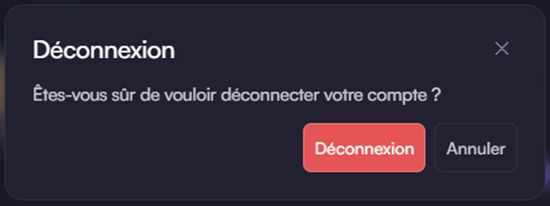 clôturer un compte chez DYDX