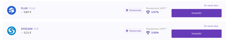 Les masternodes feelmining