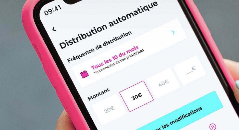 Distribution programmée PixPay