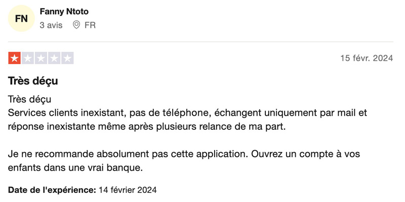 PixPay avis négatif
