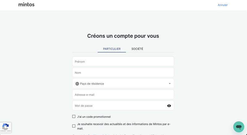 ouvrir un compte chez Mintos