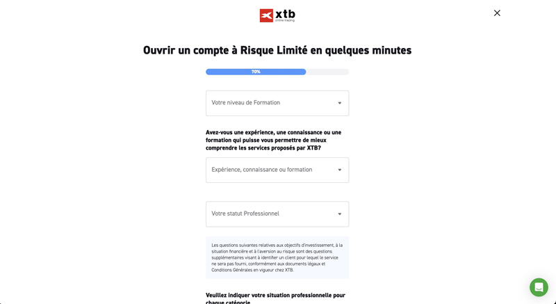 questions sur le trading XTB