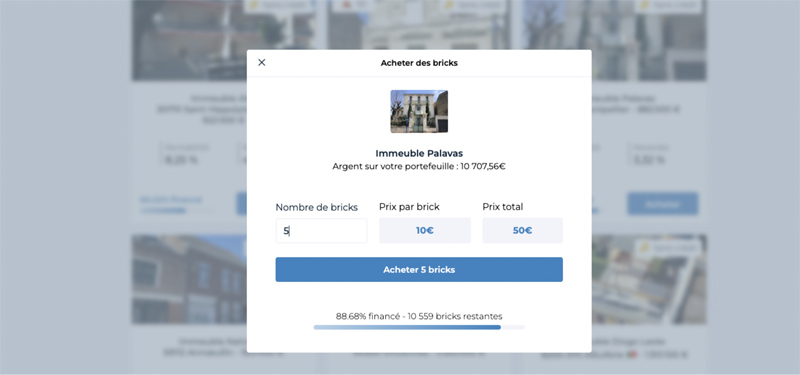 projet obligataire sur Bricks