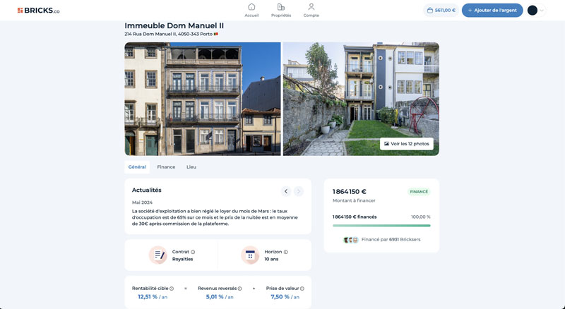 Les projets en immobilier fractionné