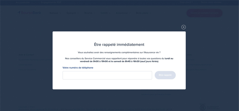 Notre retour d’expérience sur le service client de Boursorama Vie