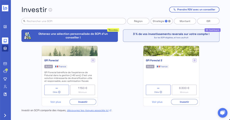 Les autres SCPI disponibles chez Louve Invest