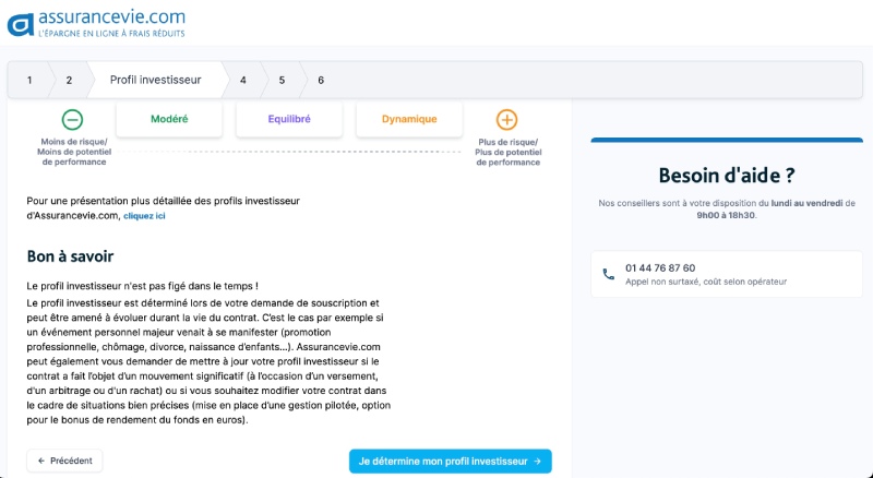 Profil investisseur Lucya Cardif