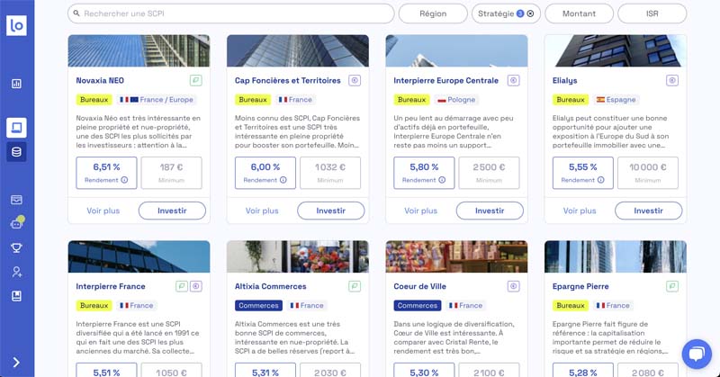 SCPI de commerce Louve Invest