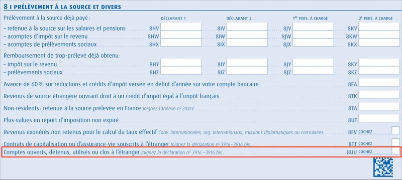 Déclarer les comptes étrangers Trade Republic