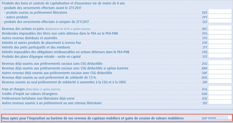 progressif ou bien Flat Tax Trade Republic