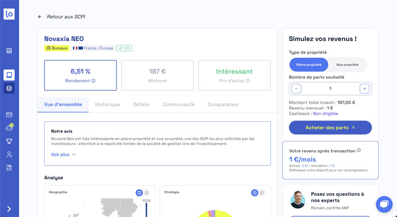 Novaxia Neo Louve Invest