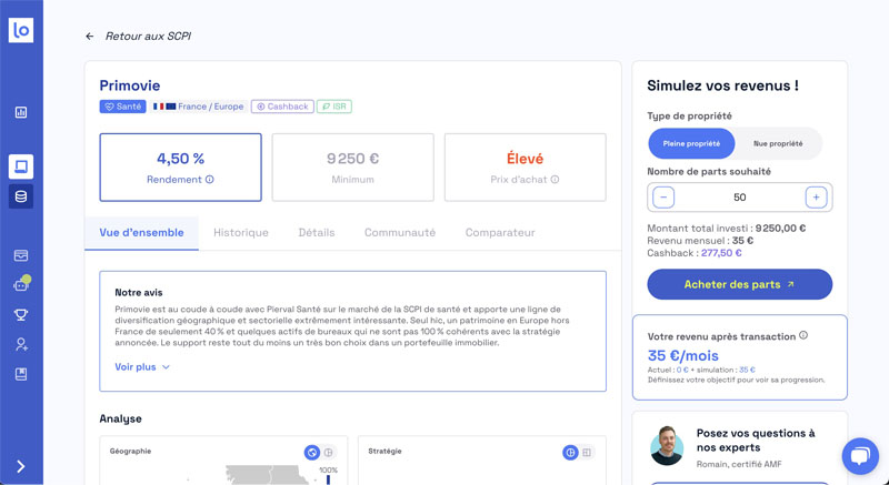 Pierval Santé et Primovie, Louve Invest