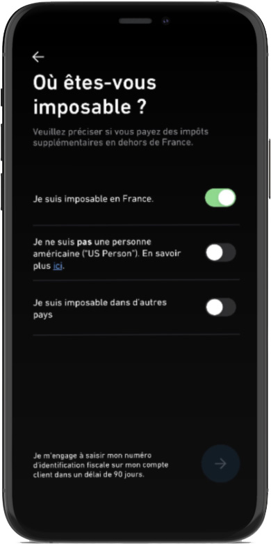 IFU votre inscription Trade Republic