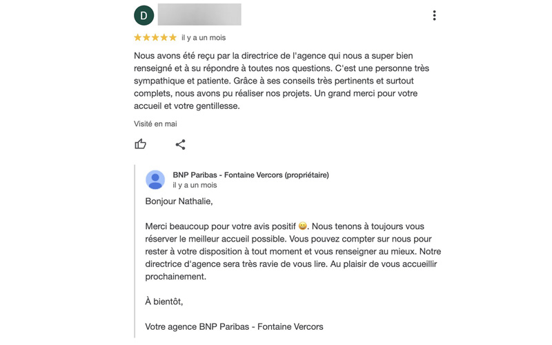l'avis clients BNP Paribas