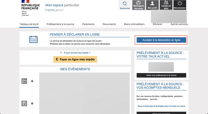 déclaration en ligne revolut