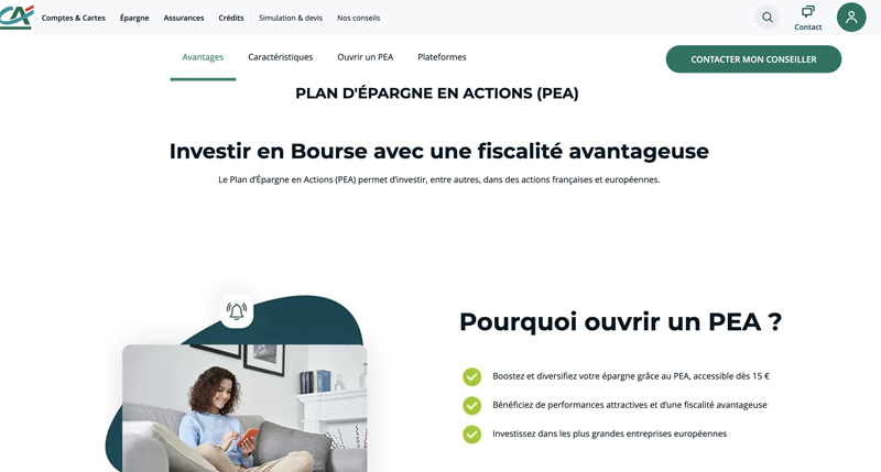 pea Crédit Agricole