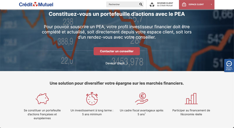 le PEA Crédit Mutuel