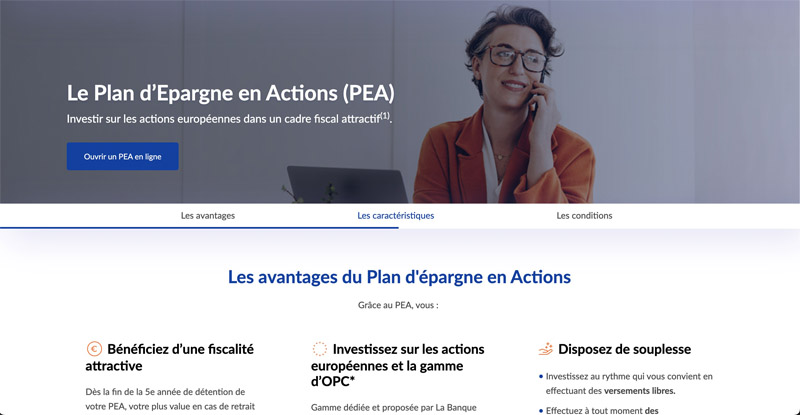 Le PEA la Banque Postale
