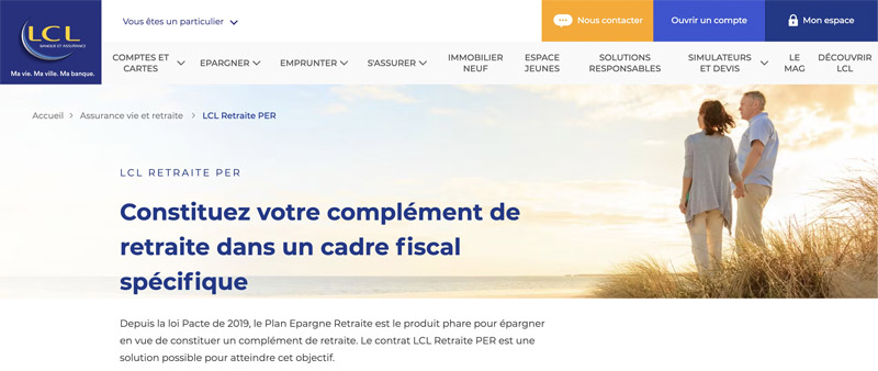 Le PER LCL