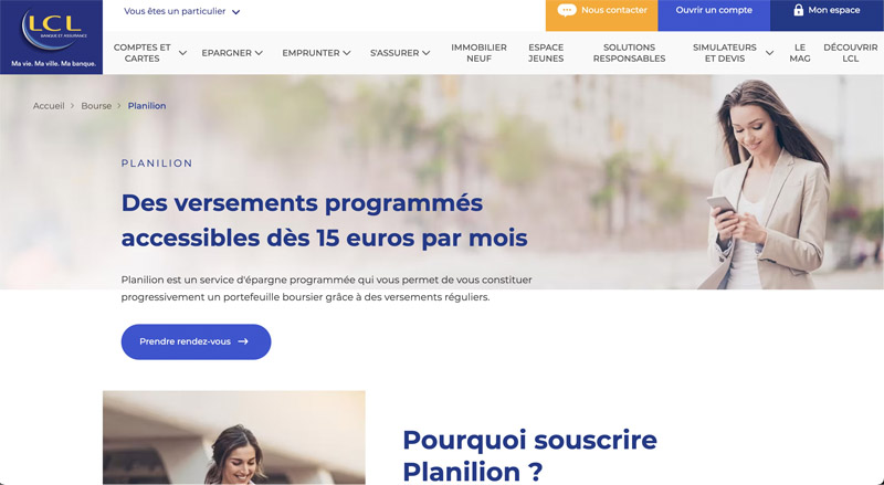 Le compte Planilion