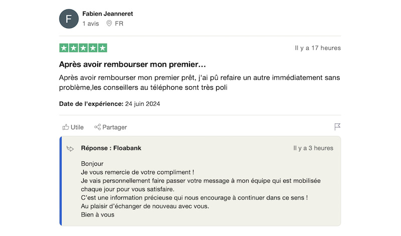 d'avis positif floabank