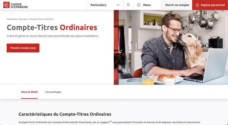 caisse d'épargne cto
